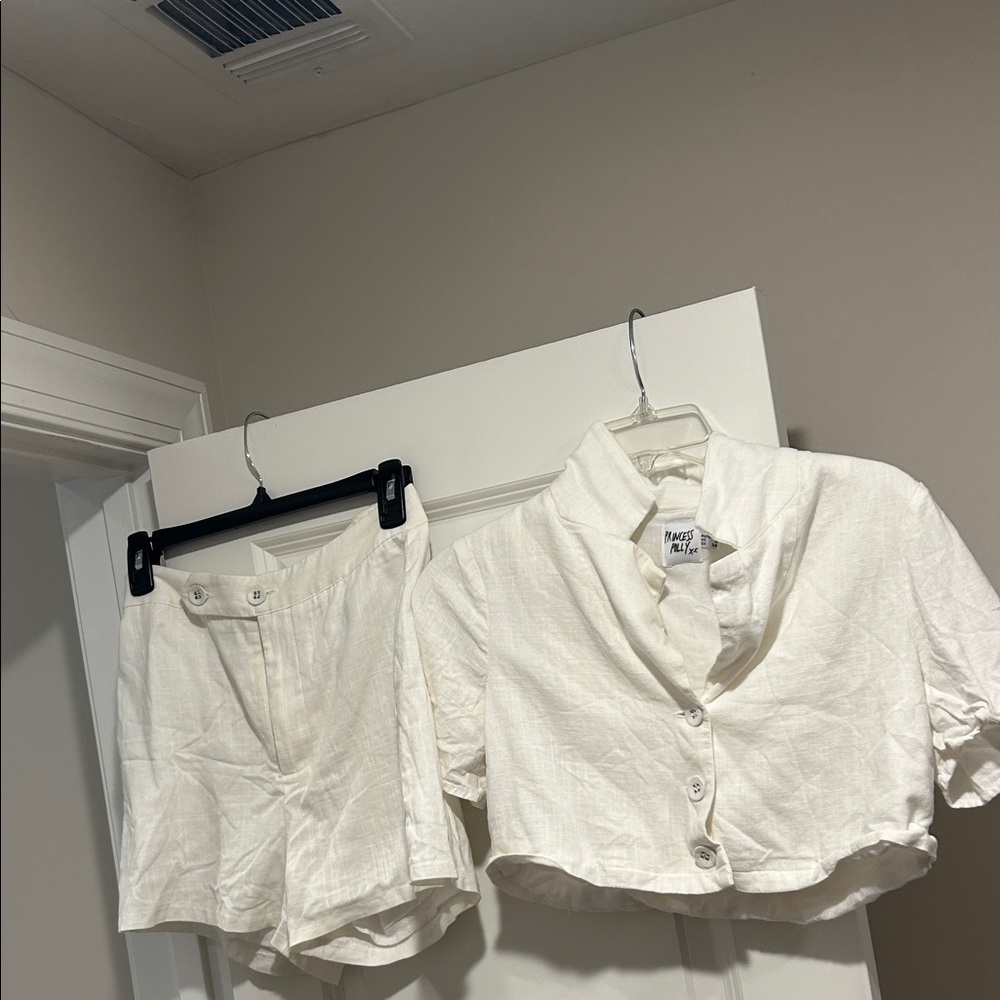 Princess Polly White Two-Piece Set